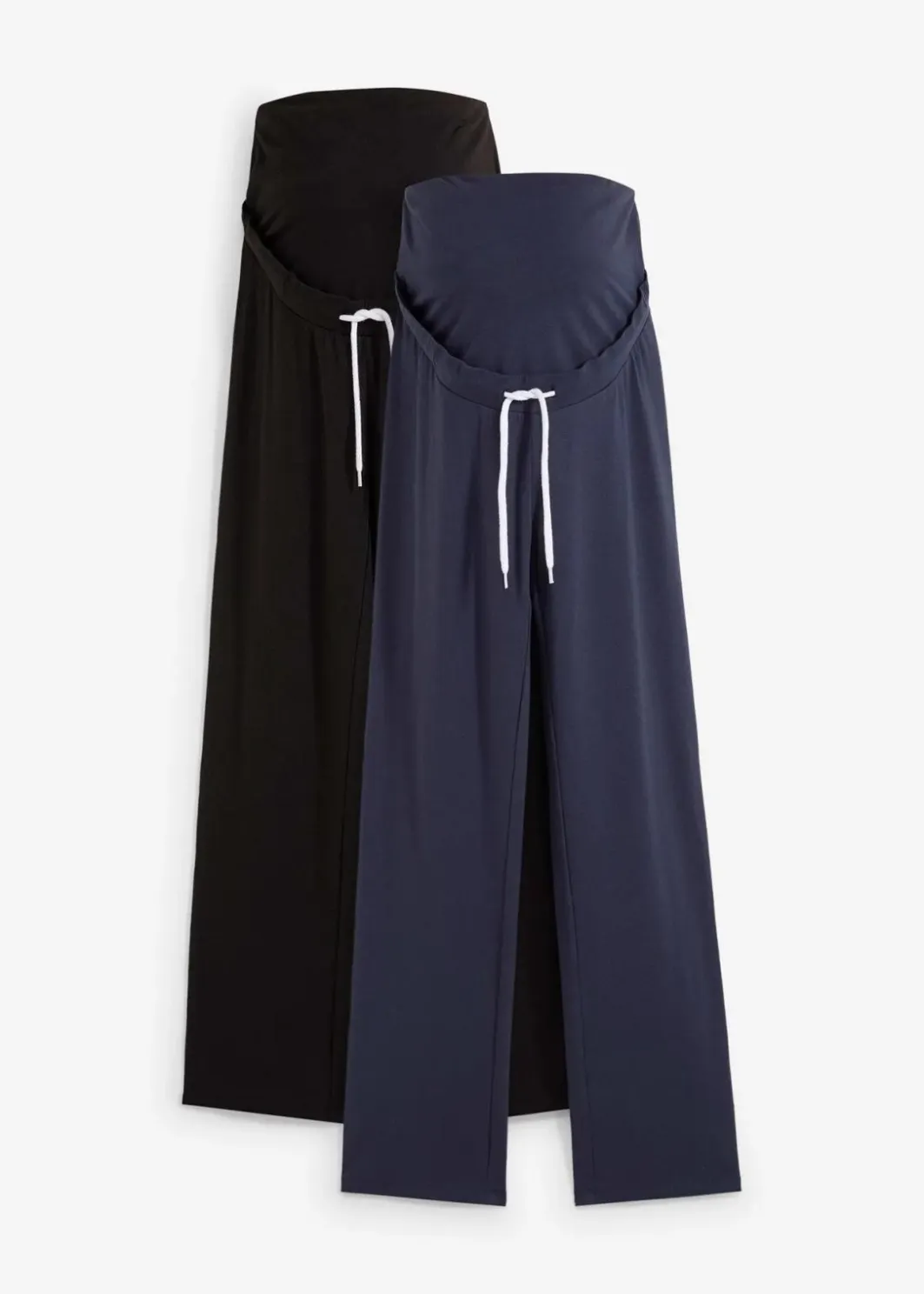 Sale Umstandshosen aus Baumwoll-Jersey, Straight Leg (2er-Pack) Damen Bekleidung·Blazer|Umstandsmode