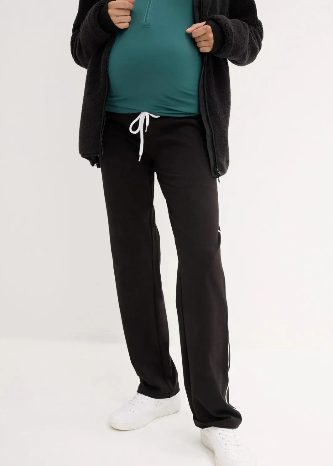 Sale Umstandshosen aus Baumwoll-Jersey, Straight Leg (2er-Pack) Damen Bekleidung·Blazer|Umstandsmode