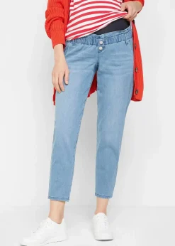 Damen bonprix Bekleidung·Blazer|Umstandsmode|Umstandsjeans aus Baumwoll-Stretch, schmal zulaufendes Bein