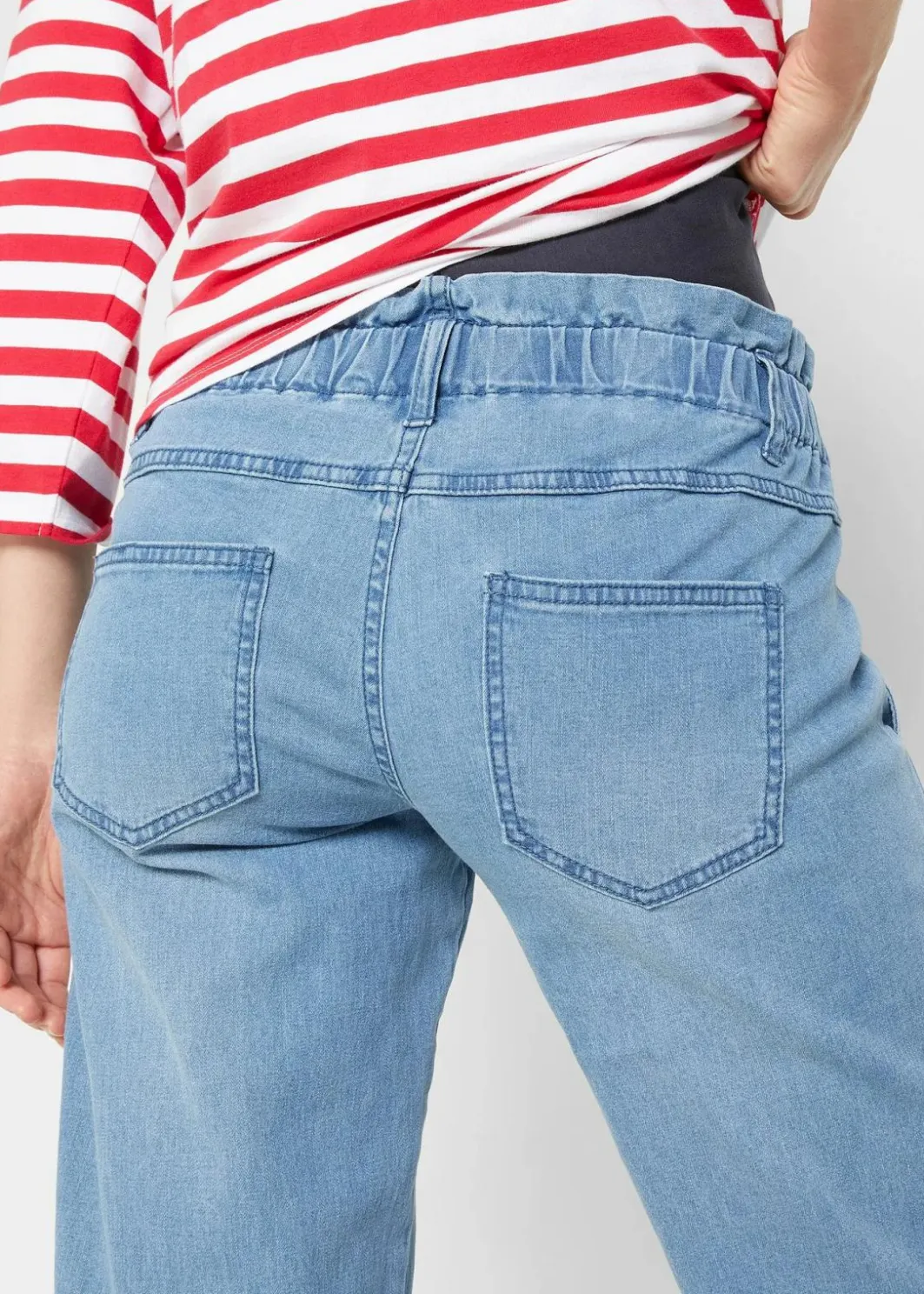 Damen bonprix Bekleidung·Blazer|Umstandsmode|Umstandsjeans aus Baumwoll-Stretch, schmal zulaufendes Bein