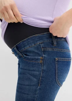 Online Umstandsjeans mit 7/8 Länge, Slim Damen Bekleidung·Blazer|Umstandsmode