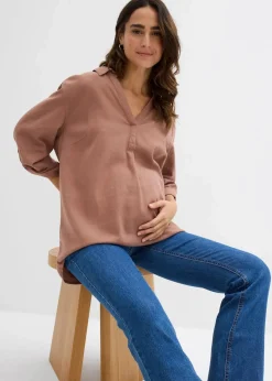 Damen bonprix Bekleidung·Blazer|Umstandsmode|Umstandsjeans mit Bio-Baumwolle, leicht ausgestelltes Bein