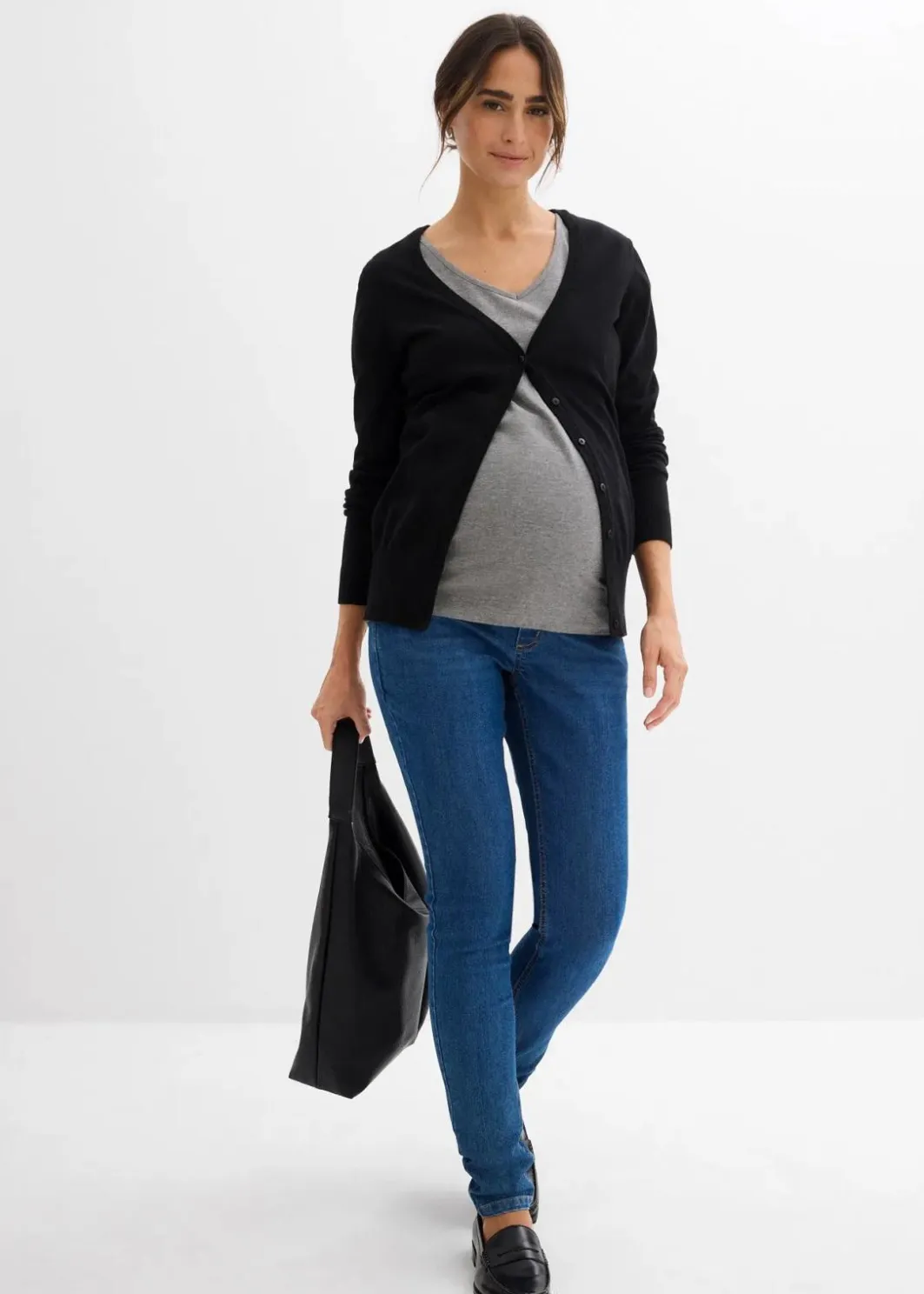 Best Umstandsjeans mit Bio-Baumwolle, Skinny Damen Bekleidung·Blazer|Umstandsmode