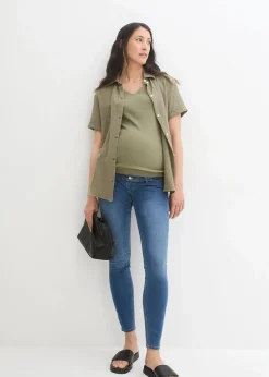 Umstandsjeans, Skinny Damen Bekleidung·Blazer|Umstandsmode