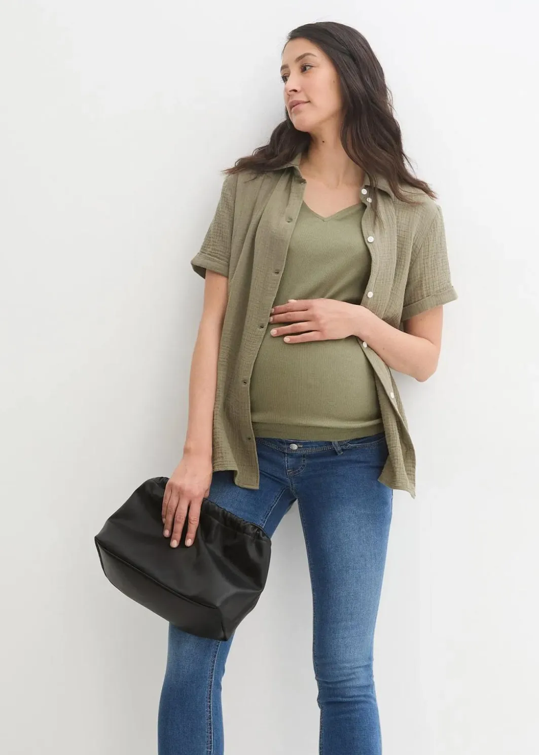 Umstandsjeans, Skinny Damen Bekleidung·Blazer|Umstandsmode