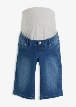 Best Umstandsjeans-Bermuda im Slim Fit Damen Bekleidung·Blazer|Umstandsmode