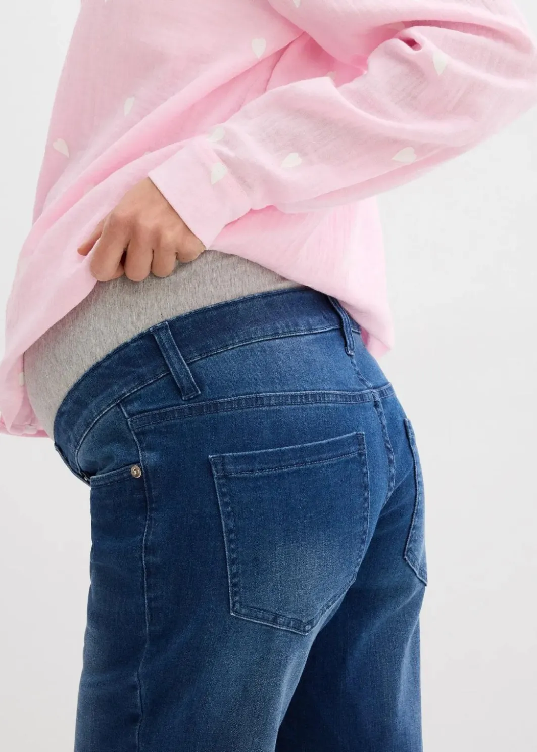 Best Umstandsjeans-Bermuda im Slim Fit Damen Bekleidung·Blazer|Umstandsmode