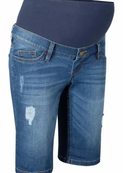 Damen bonprix Bekleidung·Blazer|Umstandsmode|Umstands-Jeans-Bermuda, Regular Fit