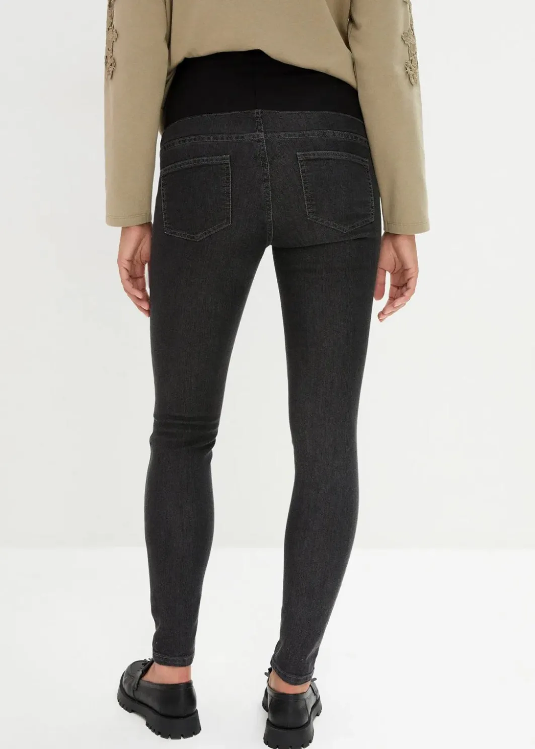 Clearance Umstandsjeggings mit Baumwolle (2er Pack), Skinny Damen Bekleidung·Blazer|Umstandsmode