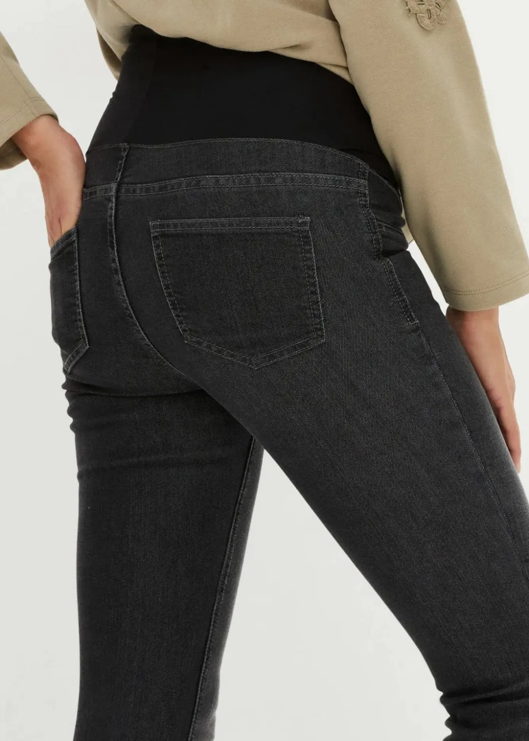 Clearance Umstandsjeggings mit Baumwolle (2er Pack), Skinny Damen Bekleidung·Blazer|Umstandsmode