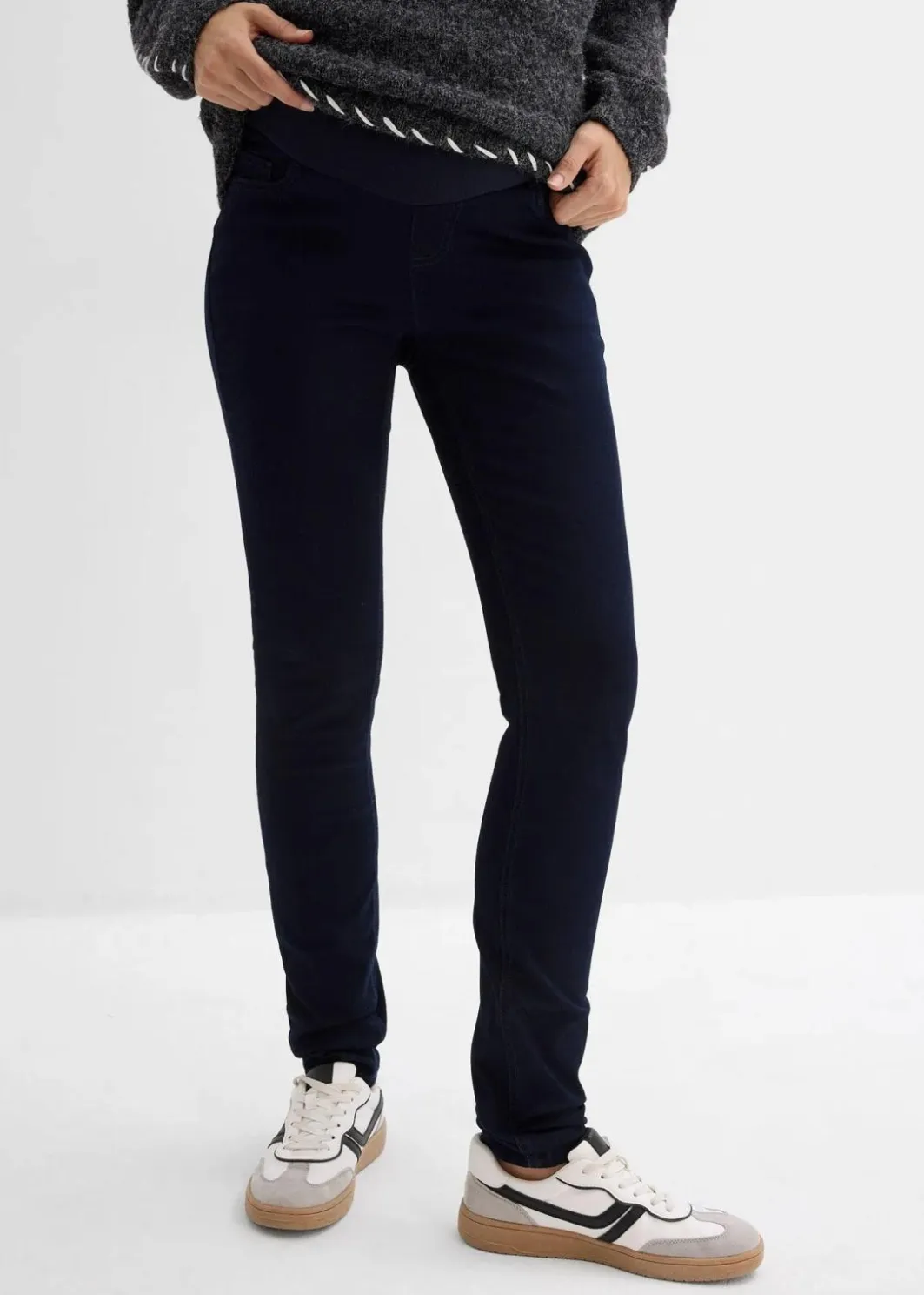 Damen bonprix Umstandsmode|Bekleidung·Blazer|Umstandsjeggings mit Stretch, Skinny