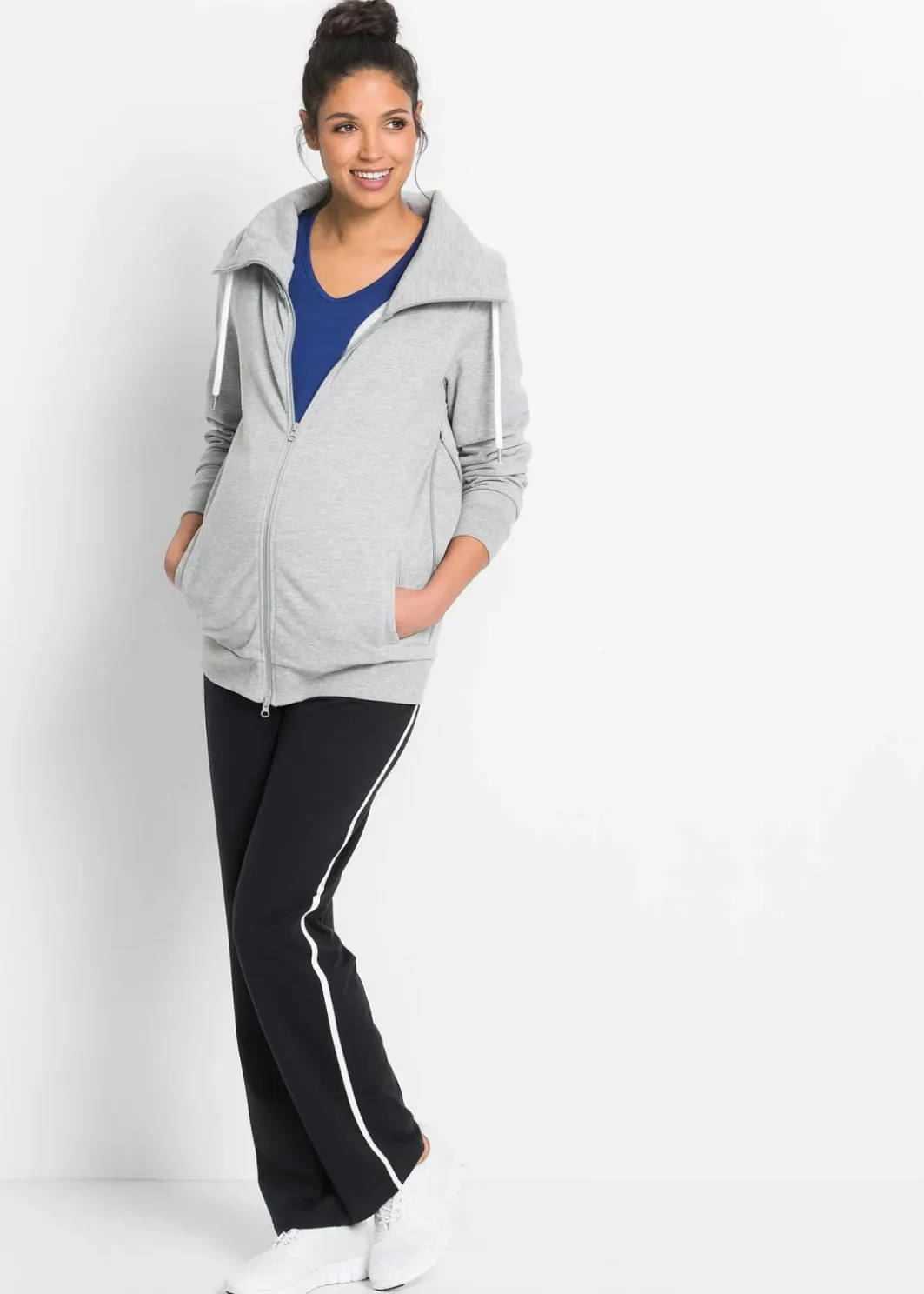 Discount Umstands-Jogginghose mit Bio-Baumwolle, Straight Leg Damen Bekleidung·Blazer|Nachhaltigere Materialien