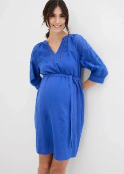 Damen bonprix Bekleidung·Blazer|Umstandsmode|Umstandskleid aus reinem Baumwoll- Musselin
