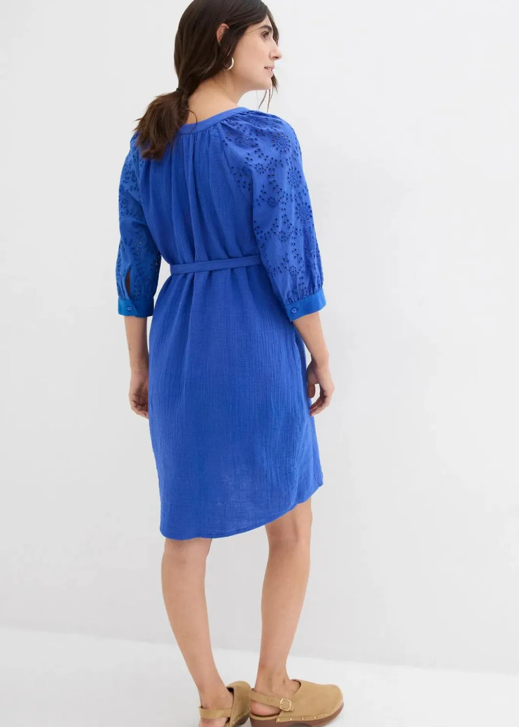 Damen bonprix Bekleidung·Blazer|Umstandsmode|Umstandskleid aus reinem Baumwoll- Musselin