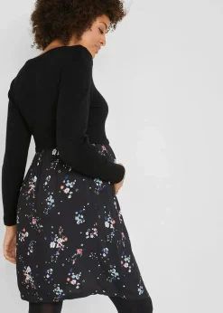 Damen bonprix Bekleidung·Blazer|Nachhaltigere Materialien|Umstandskleid aus Strick und Viskose