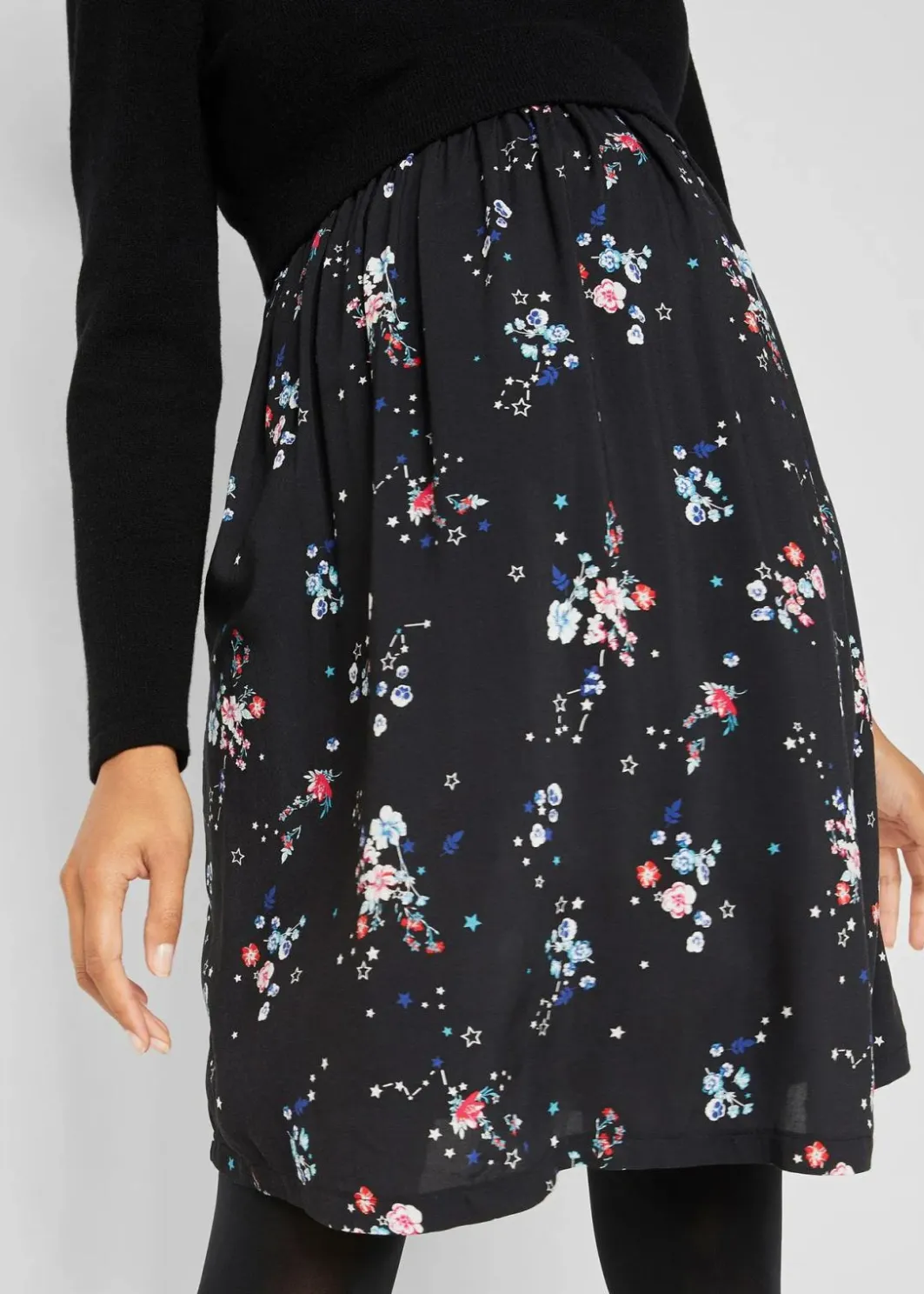 Damen bonprix Bekleidung·Blazer|Nachhaltigere Materialien|Umstandskleid aus Strick und Viskose