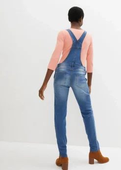 Damen bonprix Bekleidung·Blazer|Umstandsmode|Umstands-Latzhose, Straight Leg