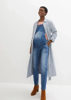 Damen bonprix Bekleidung·Blazer|Umstandsmode|Umstands-Latzhose, Straight Leg