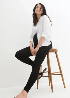 Umstandsleggings aus Bio-Baumwolle (2er Pack) Damen Bekleidung·Blazer|Nachhaltigere Materialien