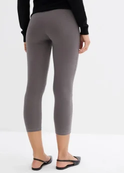 Damen bonprix Umstandsmode|Bekleidung·Blazer|Umstands-Leggings in Capri-Länge (2er Pack)