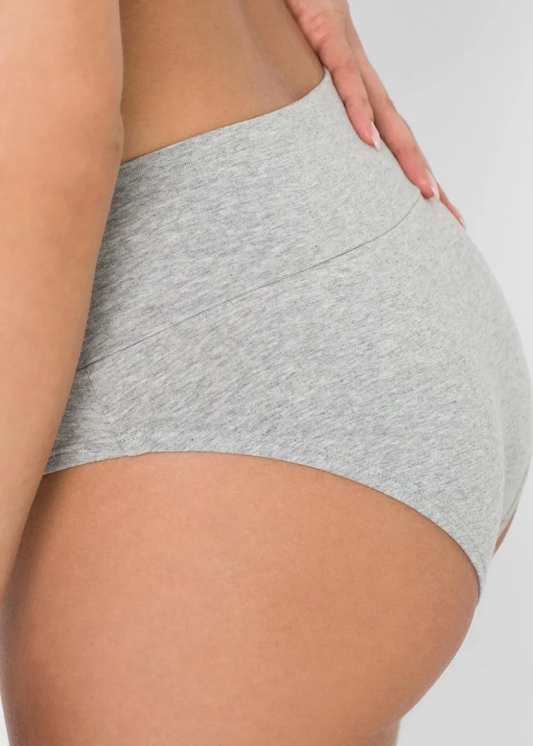 Damen bonprix Wäsche·Still- & Umstandswäsche|Wäsche·Baumwollunterwäsche|Umstandspanty mit Bio-Baumwolle (3er Pack)