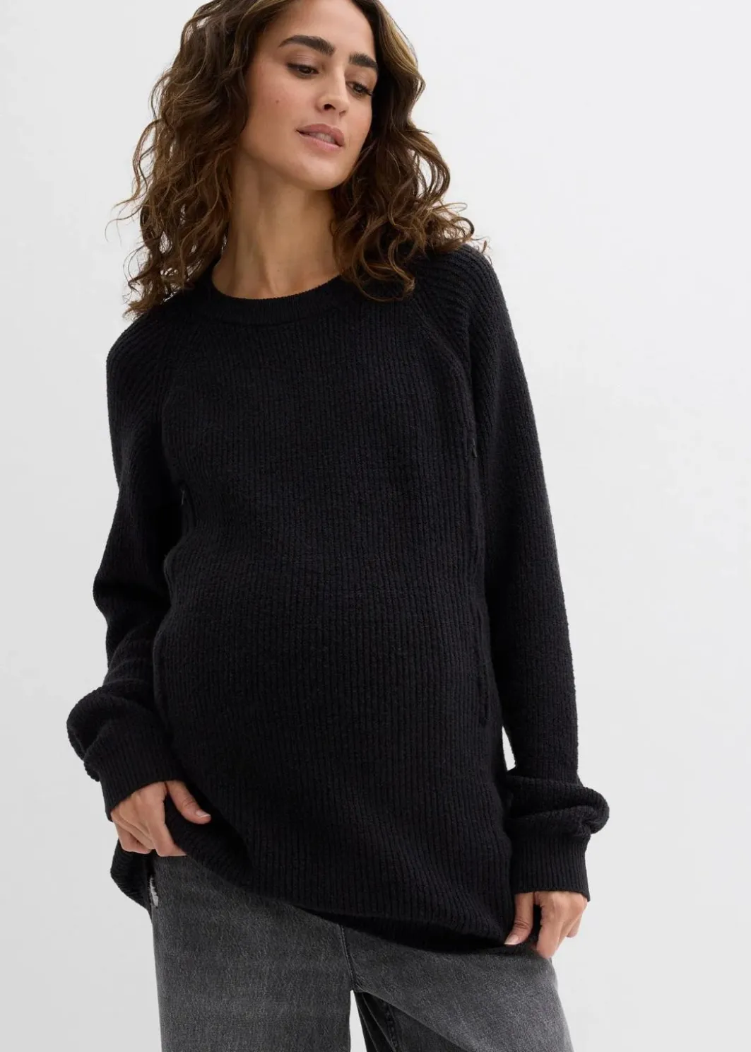 Damen bonprix Bekleidung·Blazer|Umstandsmode|Umstandspullover mit diskreter Stillfunktion