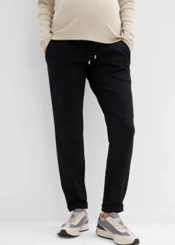 Damen bonprix Umstandsmode|Umstands-Schlupfhose mit elastischem Bund aus Punto di Roma