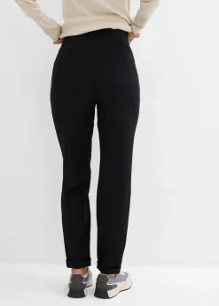 Damen bonprix Umstandsmode|Umstands-Schlupfhose mit elastischem Bund aus Punto di Roma