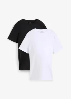 Sale Umstandsshirts aus Bio-Baumwolle (2er Pack) Damen Bekleidung·Blazer|Nachhaltigere Materialien
