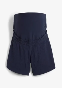 Damen bonprix Bekleidung·Blazer|Umstandsmode|Umstandsshorts aus reinem Baumwoll-Musselin