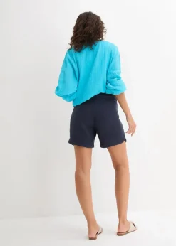 Damen bonprix Bekleidung·Blazer|Umstandsmode|Umstandsshorts aus reinem Baumwoll-Musselin