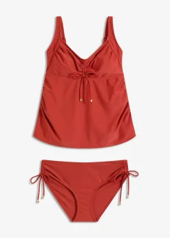 Damen bonprix Nachhaltigere Materialien|Umstandsbademode|Umstandstankini (2-tlg.Set) mit Bindeband