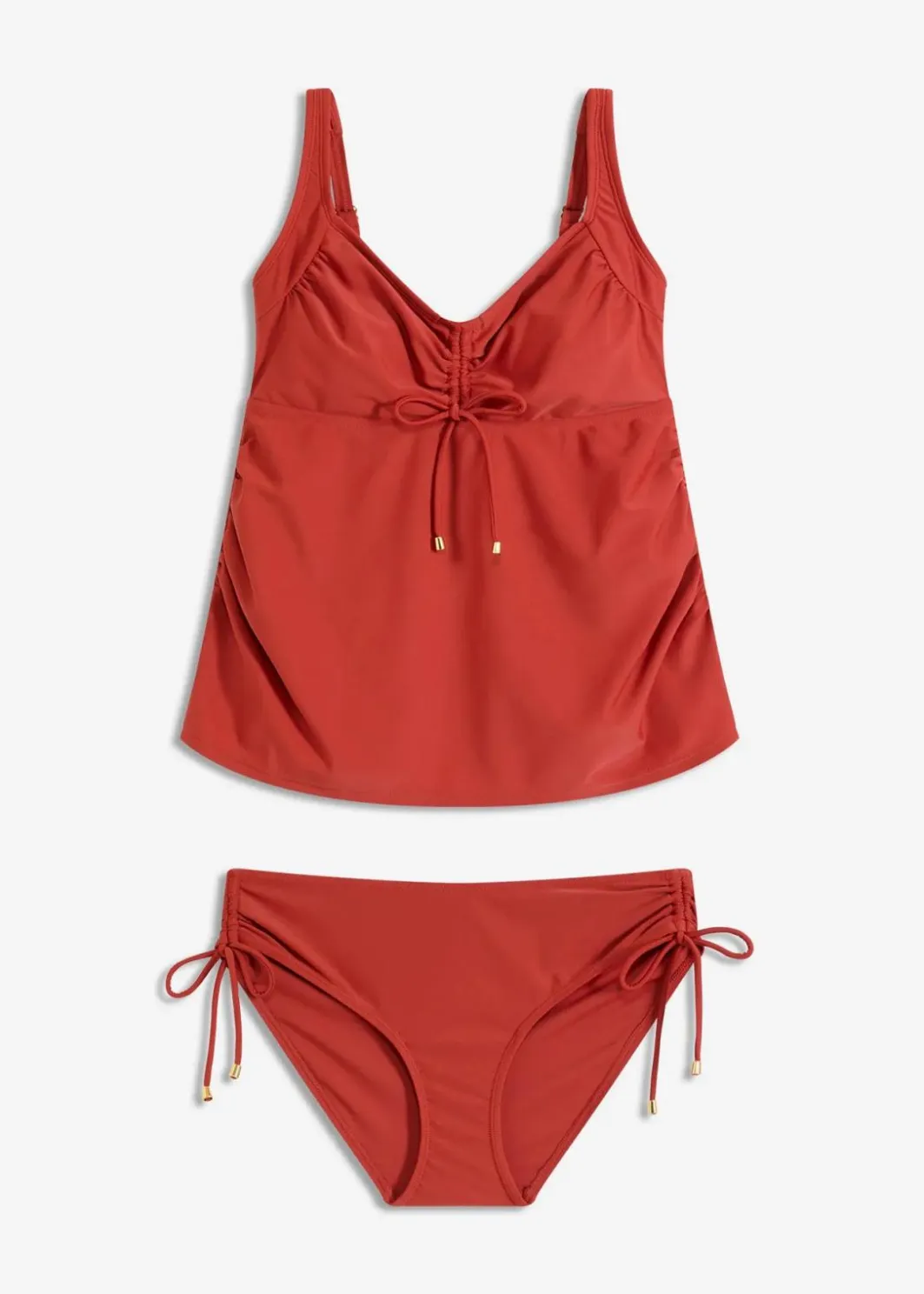 Damen bonprix Nachhaltigere Materialien|Umstandsbademode|Umstandstankini (2-tlg.Set) mit Bindeband