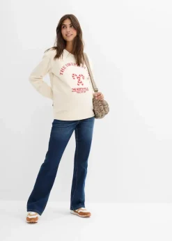 Damen bonprix Bekleidung·Blazer|Umstandsmode|Umstands-und Stillsweatshirt aus weicher Bio-Baumwolle