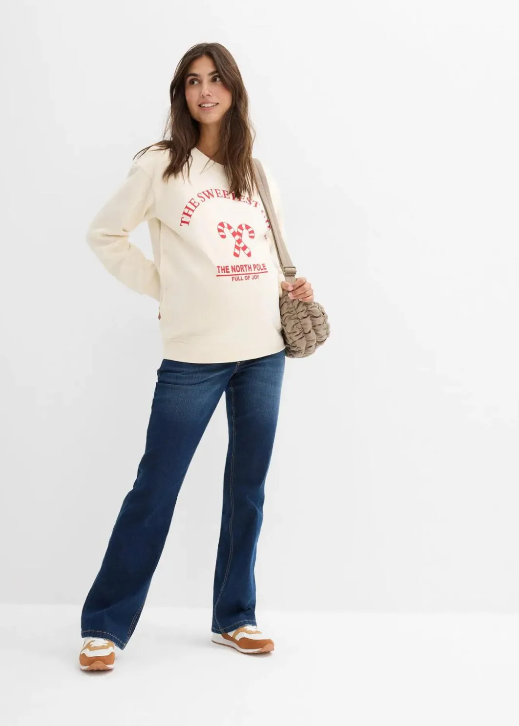 Damen bonprix Bekleidung·Blazer|Umstandsmode|Umstands-und Stillsweatshirt aus weicher Bio-Baumwolle
