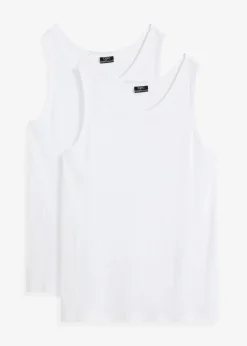 Hot Unterhemd (2er Pack) aus Bio-Baumwolle Herren Pyjamas|Große Größen