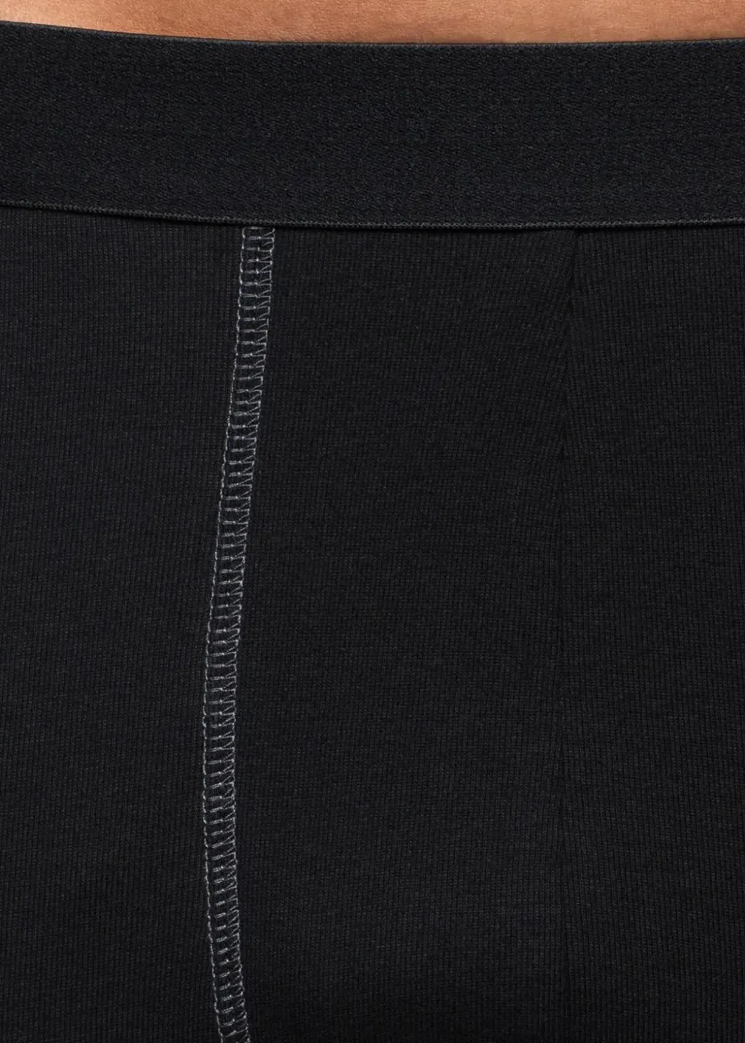 Discount Unterhose aus gerippter Baumwolle mit langem Bein Herren Pyjamas|Boxershorts