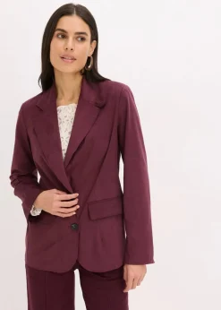 Damen bonprix Blazer|Bekleidung·Basics|Velourslederimitat-Blazer