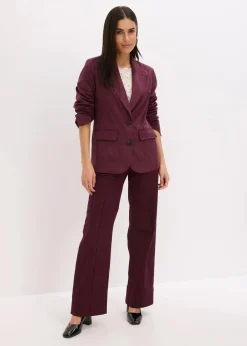 Damen bonprix Blazer|Bekleidung·Basics|Velourslederimitat-Blazer