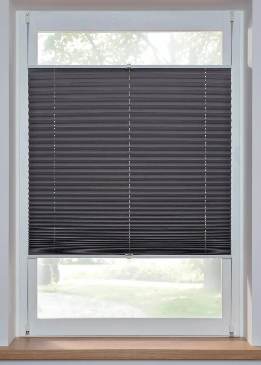bonprix Fensterverdunkelung|Fensterverdunkelung|Verdunkelungsplissee einfarbig mit weißer Rückseite