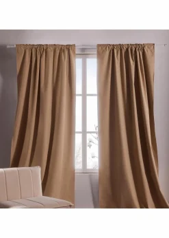 bonprix Vorhänge|Fensterverdunkelung|Verdunkelungsvorhang mit beschichteter Rückseite, auch in extralang (1er Pack)