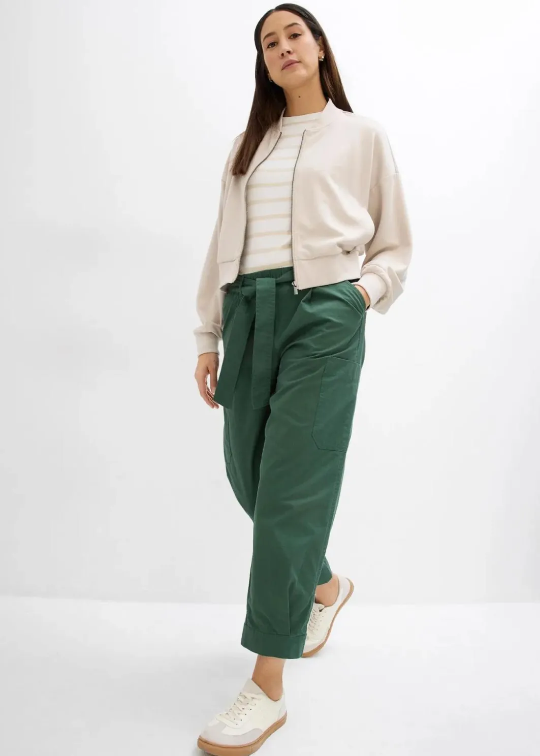Online Verkürzte Cargo-Hose Damen Hosen|Bekleidung·Kleider