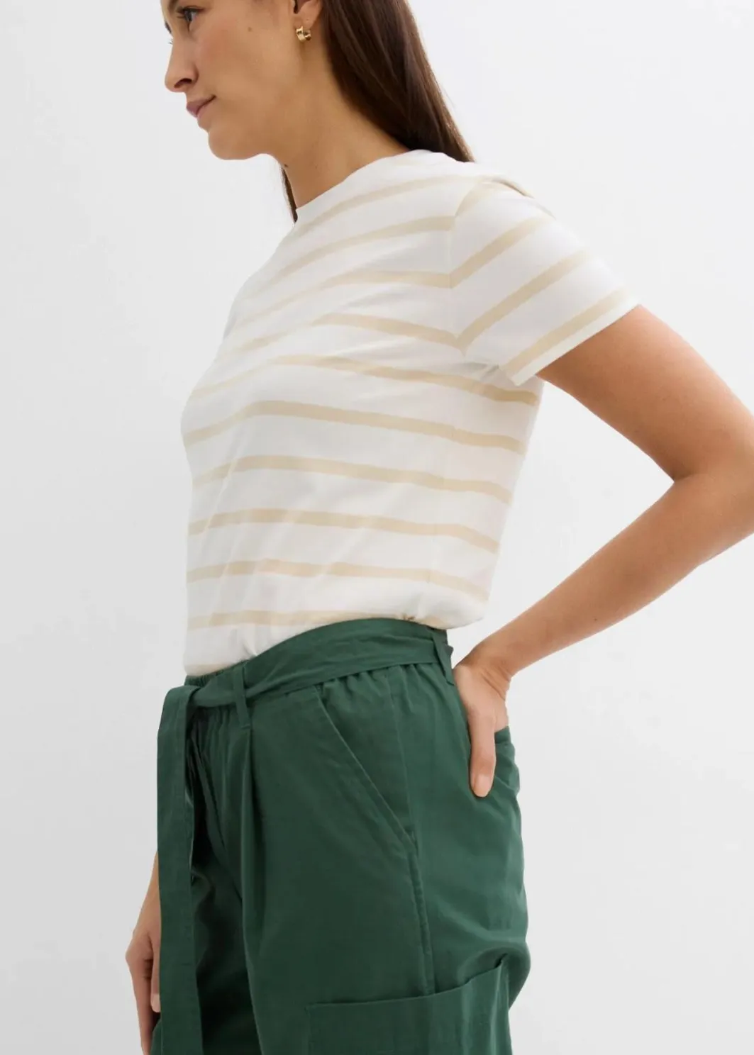 Online Verkürzte Cargo-Hose Damen Hosen|Bekleidung·Kleider