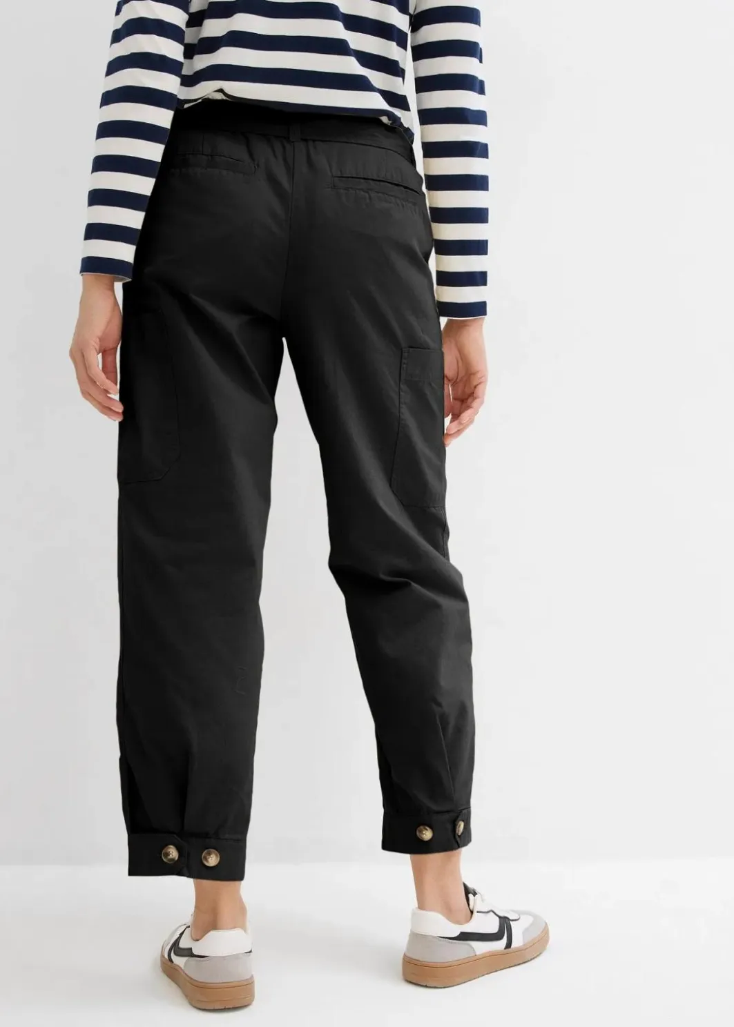 Damen bonprix Bekleidung·Kleider|Hosen|Verkürzte Cargo-Hose