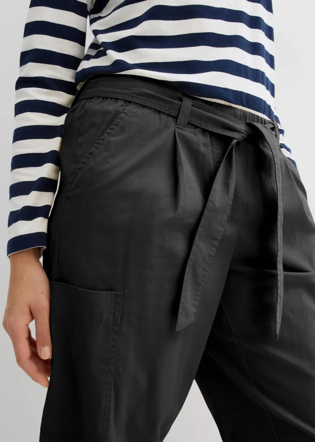 Damen bonprix Bekleidung·Kleider|Hosen|Verkürzte Cargo-Hose