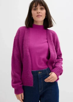 Damen bonprix Bekleidung·Umstandsmode|Strickmode|Verkürzte Oversize Grobstrickjacke