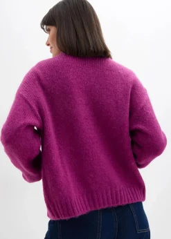 Damen bonprix Bekleidung·Umstandsmode|Strickmode|Verkürzte Oversize Grobstrickjacke