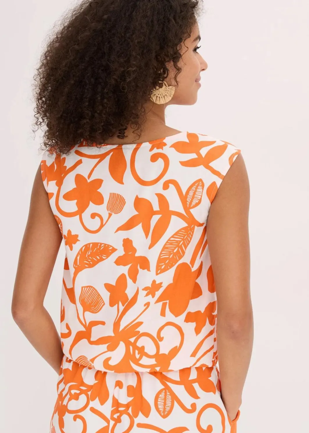 Damen bonprix Bekleidung·Jacken & Mäntel|Blusen & Tuniken|verkürztes Blusentop aus fließender Viskose