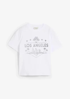 Discount Verkürztes T-Shirt aus Jersey Damen Shirts & Tops