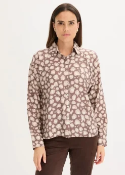 Sale Viskose- Bluse mit Fledermausärmeln Damen Blusen & Tuniken|Bekleidung·Jacken & Mäntel